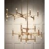 Possini Euro Marya 32" Wide Satin Brass 24-Light Chandelier 2 Possini Euro Marya 32" Wide Satin Brass 24-Light Chandelier -Famous Lighting Store 121417 contemporary modern chandeliers h