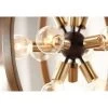 Possini Euro Stedman 25" 12-Light Gold And Wood Sputnik Orb Chandelier -Famous Lighting Store 180904 transitional chandeliers shoot around 36