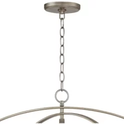Possini Euro Design Tiller Champagne Satin Silver Pendant Chandelier 31 1/2" Wide Modern Open Orb Frame 8-Light Fixture For Dining Room Kitchen Island -Famous Lighting Store GUEST 03f0dab2 95c8 4960 9a04 5e46181766f3
