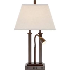 Possini Euro Design Possini Euro Deacon Bronze Gooseneck Lamps With USB And Outlet Set Of 2 17 Possini Euro Design Possini Euro Deacon Bronze Gooseneck Lamps With USB And Outlet Set Of 2 -Famous Lighting Store GUEST 0566c245 a6ca 4b57 9975 39551895d7f0