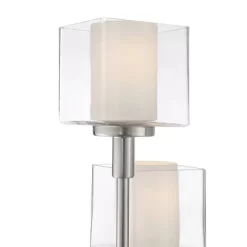 Possini Euro Design Modern Tree Floor Lamp With USB Charging Port 4-Light 72" Tall Brushed Nickel Glass Shade Living Room Reading -Famous Lighting Store GUEST 07710bfc 3512 472b ada0 3d74c74df3b7
