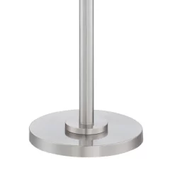 Possini Euro Design Meridian Light Blaster Modern Torchiere Floor Lamp 72" Tall Brushed Nickel LED Frosted Glass Shade For Living Room Bedroom Office -Famous Lighting Store GUEST 08f3740e d0ad 49bd 99b6 e4a9b0f2ffbc