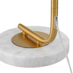 Possini Euro Design Casaba Mid Century Modern Chairside Arc Floor Lamp 64" Tall Warm Gold Adjustable Frosted Glass Shade For Living Room Reading House -Famous Lighting Store GUEST 0e5eb80c 4281 4076 991a 09cac9d0bdf6