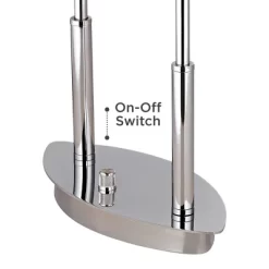 Possini Euro Design Charles Street Modern Desk Lamp 23" High Chrome Satin Nickel Frosted Slump Glass Shade For Bedroom Living Room Bedside Nightstand 12 Possini Euro Design Charles Street Modern Desk Lamp 23" High Chrome Satin Nickel Frosted Slump Glass Shade For Bedroom Living Room Bedside Nightstand -Famous Lighting Store GUEST 10dff3e6 babf 4595 a29a 0f9e4c77d985