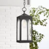 Possini Euro Design Modern Outdoor Hanging Light Fixture Matte Black Steel 19" Clear Seedy Glass Panels For Exterior House Porch 2 Possini Euro Design Modern Outdoor Hanging Light Fixture Matte Black Steel 19" Clear Seedy Glass Panels For Exterior House Porch -Famous Lighting Store GUEST 146175d2 8964 4abb a9b1 8e364afe8359