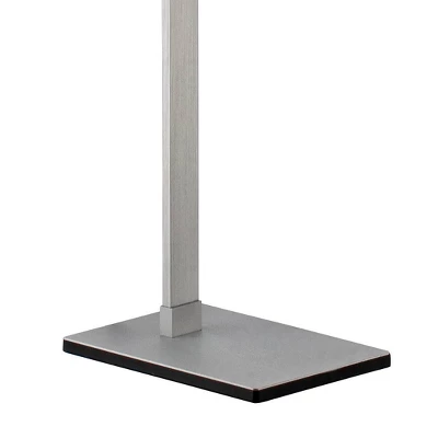 Possini Euro Design Bentley Modern Task Floor Lamp 61" Tall Silver LED Touch On Off Adjustable Head For Living Room Reading Bedroom Office House Home 6 Possini Euro Design Bentley Modern Task Floor Lamp 61" Tall Silver LED Touch On Off Adjustable Head For Living Room Reading Bedroom Office House Home - Image 4