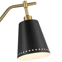 Possini Euro Design Modern Pharmacy Floor Lamp 54" Tall Matte Black Warm Gold Adjustable Metal Shade For Living Room Reading House 11 Possini Euro Design Modern Pharmacy Floor Lamp 54" Tall Matte Black Warm Gold Adjustable Metal Shade For Living Room Reading House -Famous Lighting Store GUEST 262b07f1 57d5 4ac9 830a 18ae7e7730a5
