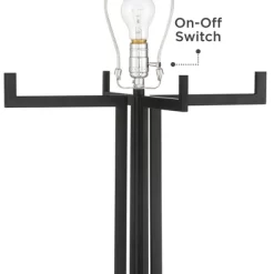 Possini Euro Design Madrid Modern Industrial Floor Lamp 64" Tall Matte Black Metal White Linen Hardback Drum Shade For Living Room Bedroom Office Home 12 Possini Euro Design Madrid Modern Industrial Floor Lamp 64" Tall Matte Black Metal White Linen Hardback Drum Shade For Living Room Bedroom Office Home -Famous Lighting Store GUEST 27cdcff6 0555 4b3e 9660 2968ac07a0ce