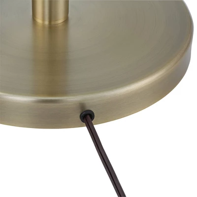 Possini Euro Design Canasta Trac Modern Tree Floor Lamp 67" Tall Satin Brass 3-Light Adjustable Metal Shade For Living Room Reading Bedroom Office 6 Possini Euro Design Canasta Trac Modern Tree Floor Lamp 67" Tall Satin Brass 3-Light Adjustable Metal Shade For Living Room Reading Bedroom Office - Image 4