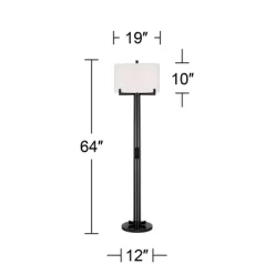 Possini Euro Design Madrid Modern Industrial Floor Lamp 64" Tall Matte Black Metal White Linen Hardback Drum Shade For Living Room Bedroom Office Home 16 Possini Euro Design Madrid Modern Industrial Floor Lamp 64" Tall Matte Black Metal White Linen Hardback Drum Shade For Living Room Bedroom Office Home -Famous Lighting Store GUEST 2ec65979 7f85 4ee3 b275 fe6197b4876d