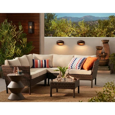 Possini Euro Design Xane Modern Industrial Outdoor Wall Light Fixture Bronze Dark Sky 7" For Post Exterior Barn Deck House Porch Yard Patio Outside 8 Possini Euro Design Xane Modern Industrial Outdoor Wall Light Fixture Bronze Dark Sky 7" For Post Exterior Barn Deck House Porch Yard Patio Outside - Image 6