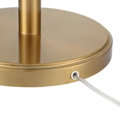 Possini Euro Design Halifax Modern Industrial Floor Lamp 64 1/2" Tall Matte Black Warm Gold Metal Double Drum Shade For Living Room Bedroom Office -Famous Lighting Store GUEST 3ac72191 7bdc 4852 8e26 c8df992c90ed