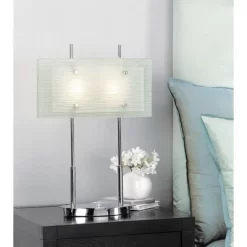 Possini Euro Design Charles Street Modern Desk Lamp 23" High Chrome Satin Nickel Frosted Slump Glass Shade For Bedroom Living Room Bedside Nightstand 14 Possini Euro Design Charles Street Modern Desk Lamp 23" High Chrome Satin Nickel Frosted Slump Glass Shade For Bedroom Living Room Bedside Nightstand -Famous Lighting Store GUEST 3bdf3030 61f4 4ddc a0cc 4536c4f46d6d