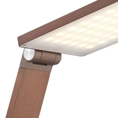 Possini Euro Design Bentley Modern Desk Lamp 21" High French Bronze Aluminum Metal LED Touch On Off Adjustable Head For Bedroom Living Room Office 4 Possini Euro Design Bentley Modern Desk Lamp 21" High French Bronze Aluminum Metal LED Touch On Off Adjustable Head For Bedroom Living Room Office - Image 2