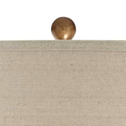 Possini Euro Design Kingston Modern Mid Century Table Lamp 32 3/4" Tall White Grooved Patterned Ceramic Taupe Drum Shade For Bedroom Living Room House -Famous Lighting Store GUEST 401e25a3 ff56 4aa4 a053 cea99e408126