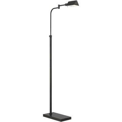 Possini Euro Design Keegan Traditional Pharmacy Floor Lamp 54" Tall Dark Bronze Adjustable Swing Arm Metal Shade For Living Room Reading Bedroom 8 Possini Euro Design Keegan Traditional Pharmacy Floor Lamp 54" Tall Dark Bronze Adjustable Swing Arm Metal Shade For Living Room Reading Bedroom - Image 6