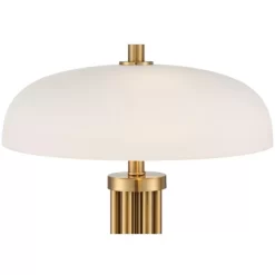 Possini Euro Design Possini Euro® Granview Desk Lamp With Glass Shade And Dual USB Ports -Famous Lighting Store GUEST 479f11bb f14d 4d9f b804 5f1862226db0