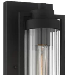Possini Euro Design Bogata Modern Outdoor Wall Light Fixture Textured Black 15 1/2" Clear Ribbed Glass For Post Exterior Barn Deck House Porch Yard 10 Possini Euro Design Bogata Modern Outdoor Wall Light Fixture Textured Black 15 1/2" Clear Ribbed Glass For Post Exterior Barn Deck House Porch Yard -Famous Lighting Store GUEST 4b84befc 5502 4866 937c 9763ee0960cb