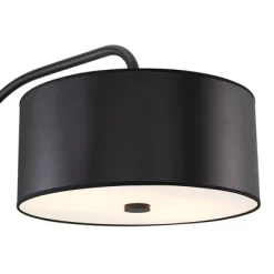 Possini Euro Design Raven Modern 66" Tall Chairside Arc Table Lamp Matte Black Metal Fabric Drum Shade For Living Room Reading Bedroom 11 Possini Euro Design Raven Modern 66" Tall Chairside Arc Table Lamp Matte Black Metal Fabric Drum Shade For Living Room Reading Bedroom -Famous Lighting Store GUEST 5348f436 f780 4039 ae8a 23c1698536f3