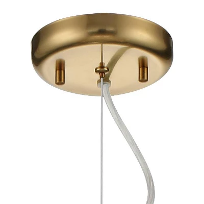 Possini Euro Design Spheres Antique Brass Chandelier 30" Wide Mid Century Modern Sputnik Glass Shade 15-Light Fixture For Dining Room Kitchen Island 5 Possini Euro Design Spheres Antique Brass Chandelier 30" Wide Mid Century Modern Sputnik Glass Shade 15-Light Fixture For Dining Room Kitchen Island - Image 3
