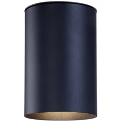 Possini Euro Design Modern Outdoor Wall Light Fixture Black LED Downlight 7 1/2" Cylinder Shade For Exterior Barn Deck House Porch Yard Patio Outside -Famous Lighting Store GUEST 65f45b70 60b2 4eae b1c6 c0f112f7012f