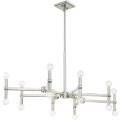 Possini Euro Design Marya Brushed Nickel Chandelier 37 3/4" Wide Modern 16-Light Fixture For Dining Room House Foyer Kitchen Island Entryway Bedroom 13 Possini Euro Design Marya Brushed Nickel Chandelier 37 3/4" Wide Modern 16-Light Fixture For Dining Room House Foyer Kitchen Island Entryway Bedroom -Famous Lighting Store GUEST 6a4dca51 57e1 46ea 8e7c 7df0944fcf99