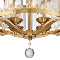 Vienna Full Spectrum Prava Modern Ceiling Light Semi Flush Mount Fixture 16 1/2" Wide Warm Brass 4-Light Crystal Drum For Bedroom Kitchen Living Room 10 Vienna Full Spectrum Prava Modern Ceiling Light Semi Flush Mount Fixture 16 1/2" Wide Warm Brass 4-Light Crystal Drum For Bedroom Kitchen Living Room -Famous Lighting Store GUEST 6b88db73 12aa 4882 8448 5436a3754219