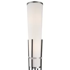 Possini Euro Design Flute Modern Torchiere Floor Lamp 64" Tall Satin Black Brushed Nickel White Linen Shade For Living Room Bedroom Office House Home 12 Possini Euro Design Flute Modern Torchiere Floor Lamp 64" Tall Satin Black Brushed Nickel White Linen Shade For Living Room Bedroom Office House Home -Famous Lighting Store GUEST 6d8338c9 1eea 4637 a805 c6f342edfa75