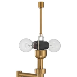 Possini Euro Design Camber Workstation Warm Gold Swing Arm Desk Lamp With Outlet And USB Port -Famous Lighting Store GUEST 7159656b 3043 437b b9ae 4a192d9635e8