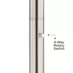 Possini Euro Design Light Blaster Art Deco Torchiere Floor Lamp 72 1/2" Tall Brushed Nickel LED Frosted Glass Bowl Shade For Living Room Bedroom House 12 Possini Euro Design Light Blaster Art Deco Torchiere Floor Lamp 72 1/2" Tall Brushed Nickel LED Frosted Glass Bowl Shade For Living Room Bedroom House -Famous Lighting Store GUEST 739e6cc9 5288 4837 b117 bf279c8a9867