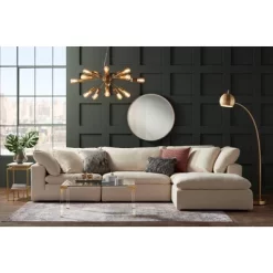 Possini Euro Design Hemingson Gold Large Chandelier 33" Wide Modern Sputnik 12-Light LED Fixture For Dining Room House Foyer Kitchen Island Entryway -Famous Lighting Store GUEST 73b694a8 0a46 4c39 8888 bacef461e3d6