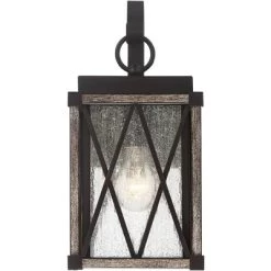 Possini Euro Design Brawley Rustic Industrial Outdoor Wall Light Fixture Bronze Wood Grain 13 1/2" Clear Seedy Glass For Post Exterior Barn Deck House 10 Possini Euro Design Brawley Rustic Industrial Outdoor Wall Light Fixture Bronze Wood Grain 13 1/2" Clear Seedy Glass For Post Exterior Barn Deck House -Famous Lighting Store GUEST 745fd5ec 0cf7 4471 970e 03f22a882930
