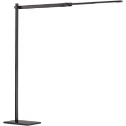 Possini Euro Design Barrett Modern Floor Lamp 53" Tall Anodized Black Metal LED Adjustable Touch On Off For Living Room Reading Bedroom Office House -Famous Lighting Store GUEST 7e14c270 ee2f 4945 b51f 1d5b285de30e