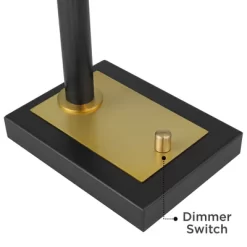 Possini Euro Design Possini Euro Hayven Desk Lamp With Dual USB Ports In Warm Gold With Black -Famous Lighting Store GUEST 803510c7 2b5b 4fe8 b2dc 1a49955b967e