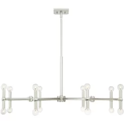 Possini Euro Design Marya Brushed Nickel Chandelier 37 3/4" Wide Modern 16-Light Fixture For Dining Room House Foyer Kitchen Island Entryway Bedroom 12 Possini Euro Design Marya Brushed Nickel Chandelier 37 3/4" Wide Modern 16-Light Fixture For Dining Room House Foyer Kitchen Island Entryway Bedroom -Famous Lighting Store GUEST 83d8604e 47bc 4d42 b632 39f477bdbd94
