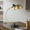 Possini Euro Design Modern Mid Century Desk Lamp 28 1/2" Tall Warm Gold Black With Dual USB Charging Ports For Bedroom Living Room Office Reading Home -Famous Lighting Store GUEST 88d17e4a 6dfa 4c0b 89e1 83048d78e57b