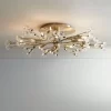Possini Euro Design Ceiling Light Semi Flush Mount Fixture LED Brass 27 1/2" Wide 10-Light Crystal Berry For Living Room -Famous Lighting Store GUEST 89676439 9e38 429f a8d6 be7098abb308