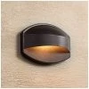 Possini Euro Design Xane Modern Industrial Outdoor Wall Light Fixture Bronze Dark Sky 7" For Post Exterior Barn Deck House Porch Yard Patio Outside