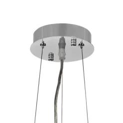 Possini Euro Design Jolie Chrome Chandelier Lighting 20" Wide Modern Crystal Silver Fabric Shade 7-Light Fixture For Dining Room House Kitchen Island -Famous Lighting Store GUEST 8fba67b5 4864 4505 a274 3f1387b181be