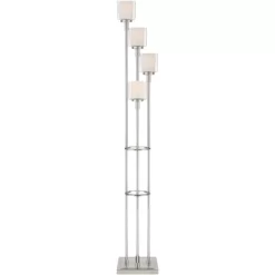 Possini Euro Design Athena Modern Floor Lamp 72" Tall Brushed Nickel 4 Light Tree Clear Outer Opal Inner Double Glass Shade For Living Room Bedroom 15 Possini Euro Design Athena Modern Floor Lamp 72" Tall Brushed Nickel 4 Light Tree Clear Outer Opal Inner Double Glass Shade For Living Room Bedroom -Famous Lighting Store GUEST 9216fb98 adc6 4062 a2b3 d139c90db34a