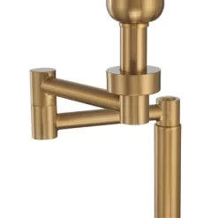 Possini Euro Design Camber Workstation Warm Gold Swing Arm Desk Lamp With Outlet And USB Port -Famous Lighting Store GUEST 92a3dced d605 4801 921e 4401ce99aebe