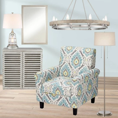 Possini Euro Design Simplicity Modern Floor Lamp 59" Tall Brushed Nickel Silver Off White Tapered Drum Shade For Living Room Bedroom Office House Home 9 Possini Euro Design Simplicity Modern Floor Lamp 59" Tall Brushed Nickel Silver Off White Tapered Drum Shade For Living Room Bedroom Office House Home - Image 7