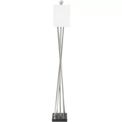 Possini Euro Design Modern Floor Lamp 63.5" Tall Brushed Steel Asymmetry White Linen Rectangular Shade For Living Room Reading Bedroom Office 14 Possini Euro Design Modern Floor Lamp 63.5" Tall Brushed Steel Asymmetry White Linen Rectangular Shade For Living Room Reading Bedroom Office -Famous Lighting Store GUEST 9be86b36 535d 4642 9f20 4aa81feecd96