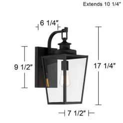 Possini Euro Design Ackerly Modern Outdoor Wall Light Fixture Textured Black 17 1/4" Clear Glass For Post Exterior Barn Deck House Porch Yard Patio 15 Possini Euro Design Ackerly Modern Outdoor Wall Light Fixture Textured Black 17 1/4" Clear Glass For Post Exterior Barn Deck House Porch Yard Patio -Famous Lighting Store GUEST 9d40e1cf ab71 4b48 a62d b0ec8b84dc8f