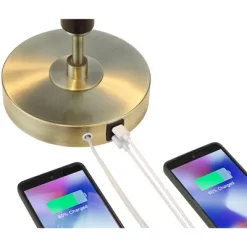 Possini Euro Design Possini Euro® Wyndham Desk Lamp With Glass Shade And Dual USB Ports 12 Possini Euro Design Possini Euro® Wyndham Desk Lamp With Glass Shade And Dual USB Ports -Famous Lighting Store GUEST 9fb29c06 0fa4 4c93 bedf 81121643cc35