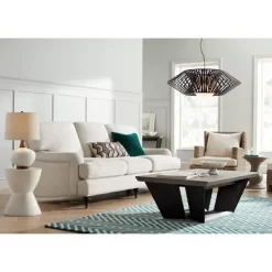 Possini Euro Design Planet Black Large Pendant Light 31 1/2" Wide Mid Century Modern White Glass For Dining Room House Foyer Kitchen Island Entryway -Famous Lighting Store GUEST 9fd5eeff 26e7 48a5 a661 fad7fda6cf28