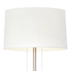 Possini Euro Design Simplicity Modern Floor Lamp 59" Tall Brushed Nickel Silver Off White Tapered Drum Shade For Living Room Bedroom Office House Home 11 Possini Euro Design Simplicity Modern Floor Lamp 59" Tall Brushed Nickel Silver Off White Tapered Drum Shade For Living Room Bedroom Office House Home -Famous Lighting Store GUEST a1bee90d acc5 4d3c 9996 bb59af15b4ff