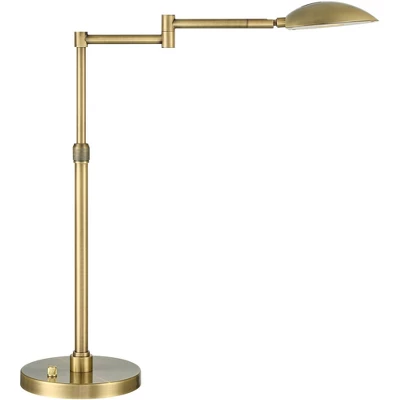 Possini Euro Design Possini Euro Warm Gold LED Swing Arm Desk Lamp 9 Possini Euro Design Possini Euro Warm Gold LED Swing Arm Desk Lamp - Image 7