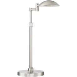 Possini Euro Design Eliptik Modern Desk Table Lamp 24 1/2" High Satin Nickel LED Swing Arm Adjustable Height For Bedroom Living Room Nightstand Office 15 Possini Euro Design Eliptik Modern Desk Table Lamp 24 1/2" High Satin Nickel LED Swing Arm Adjustable Height For Bedroom Living Room Nightstand Office -Famous Lighting Store GUEST aa0f4a29 bec0 4111 8c72 01b67ee54c62