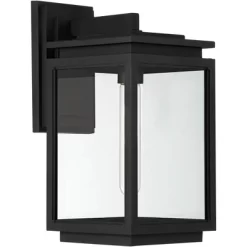 Possini Euro Design Atkins Modern Outdoor Wall Light Fixture Matte Black 14 1/4" Clear Glass For Post Exterior Barn Deck House Porch Yard Posts Patio 13 Possini Euro Design Atkins Modern Outdoor Wall Light Fixture Matte Black 14 1/4" Clear Glass For Post Exterior Barn Deck House Porch Yard Posts Patio -Famous Lighting Store GUEST aa6a430a bcc8 42f3 a648 ad6e07fb1cd9
